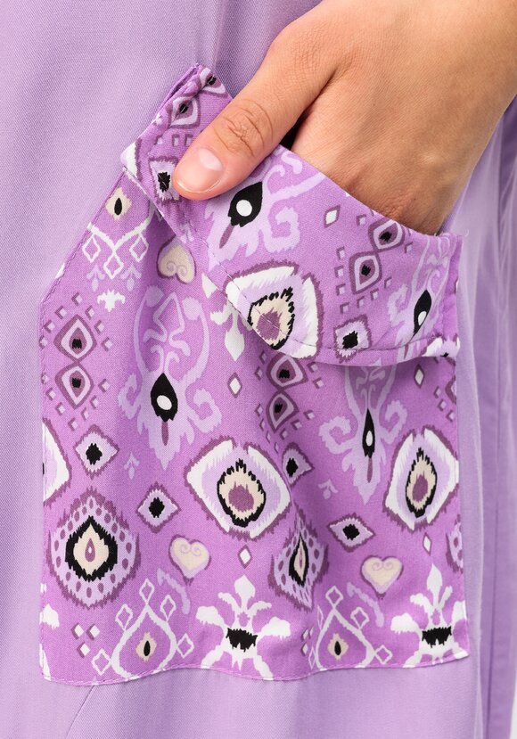 Платье-рубашка из штапеля комбинированное шир.  580, рис. 14