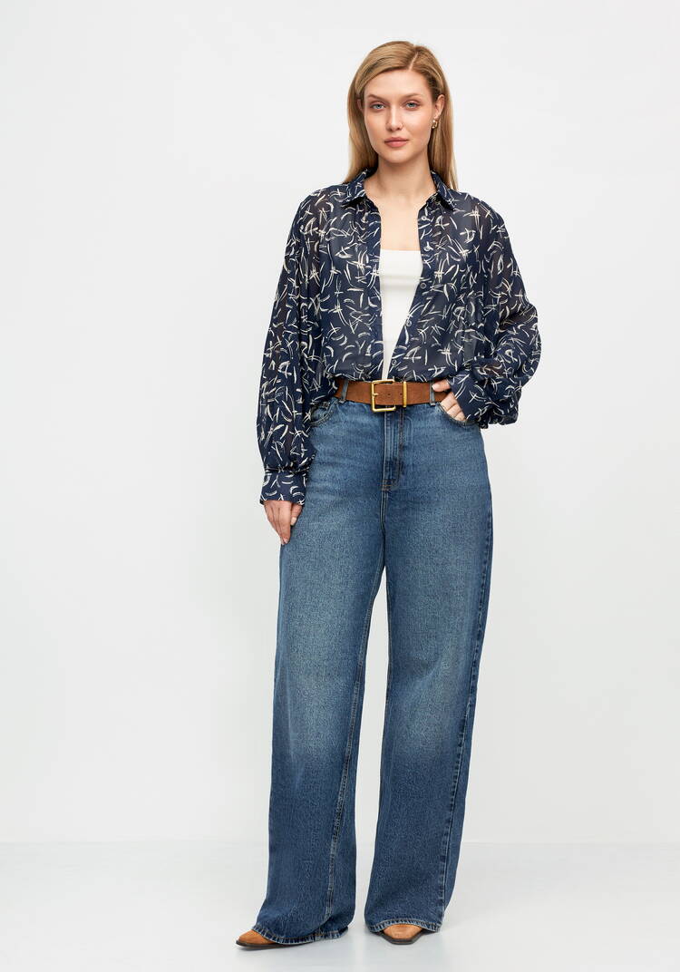 Рубашка из шифона Иветта шир.  750, рис. 13