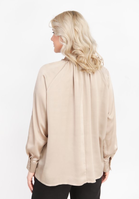 Блуза свободная с бантом шир.  580, рис. 7