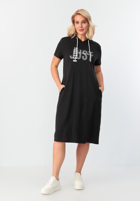 Платье с капюшоном свободного кроя шир.  580, рис. 31