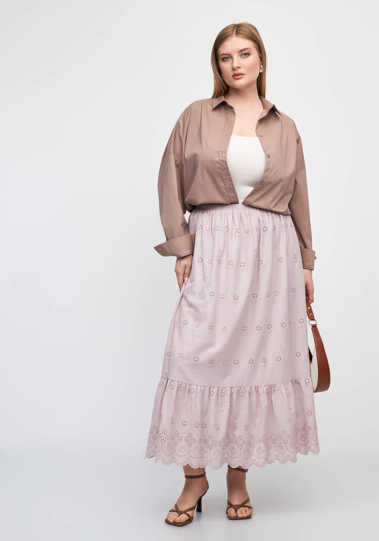 Юбка Ажурные узоры шир.  750, рис. 6