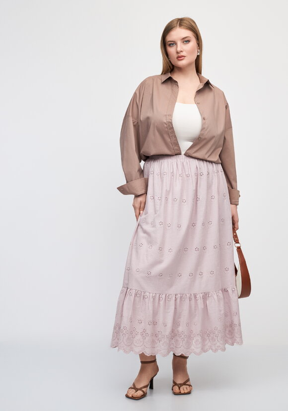 Юбка Ажурные узоры шир.  580, рис. 6