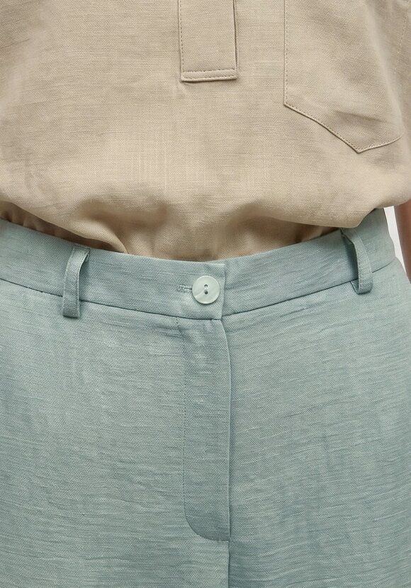 Брюки изо льна с поясом шир.  580, рис. 13