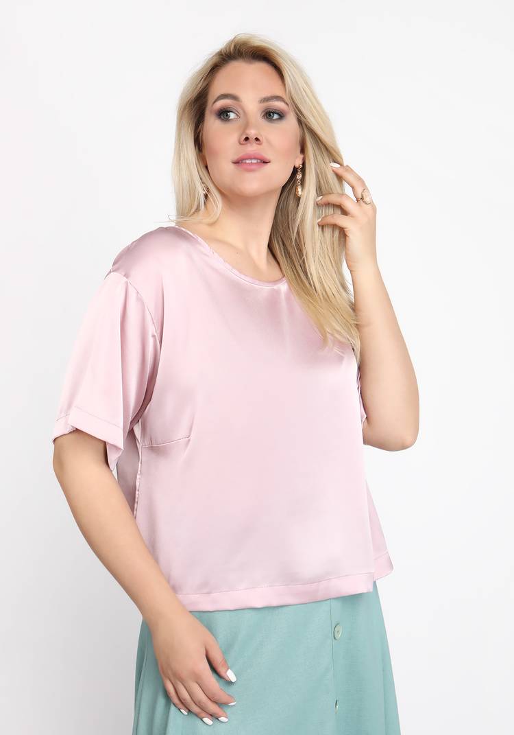 Блуза комфортного свободного кроя шир.  750, рис. 12