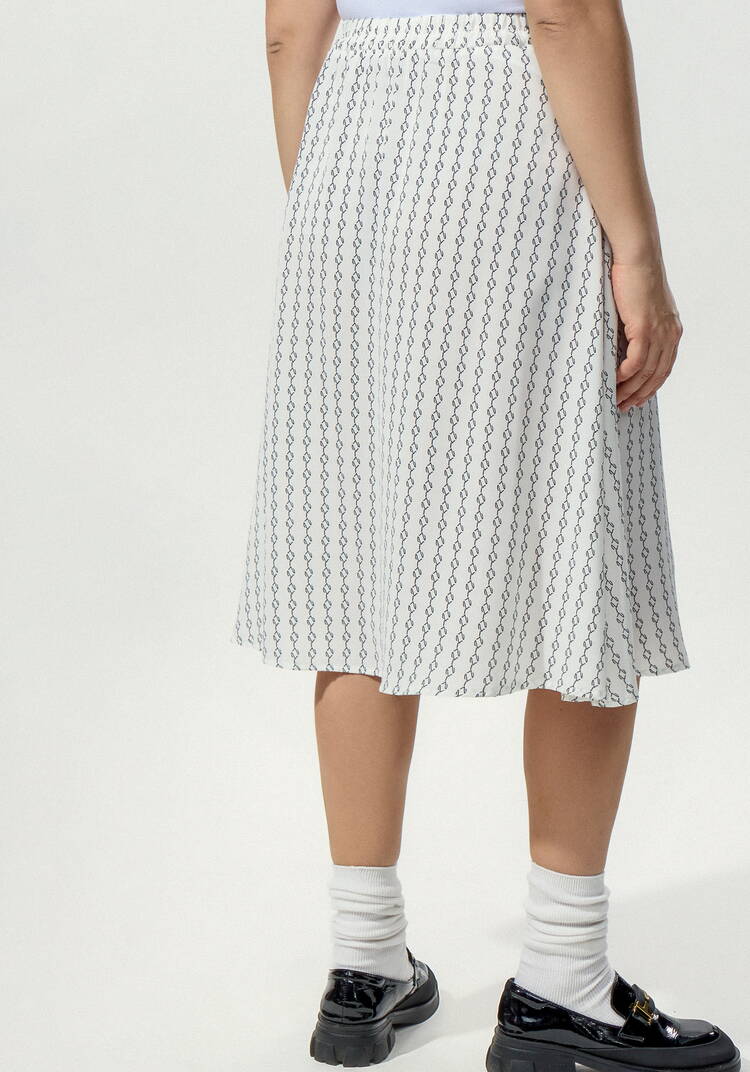 Юбка с принтом на запах шир.  750, рис. 9