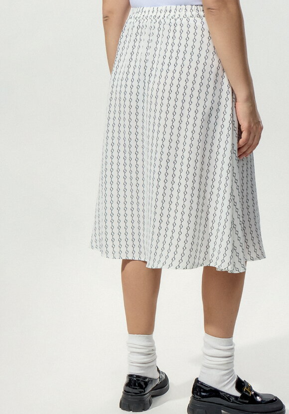 Юбка с принтом на запах шир.  580, рис. 9