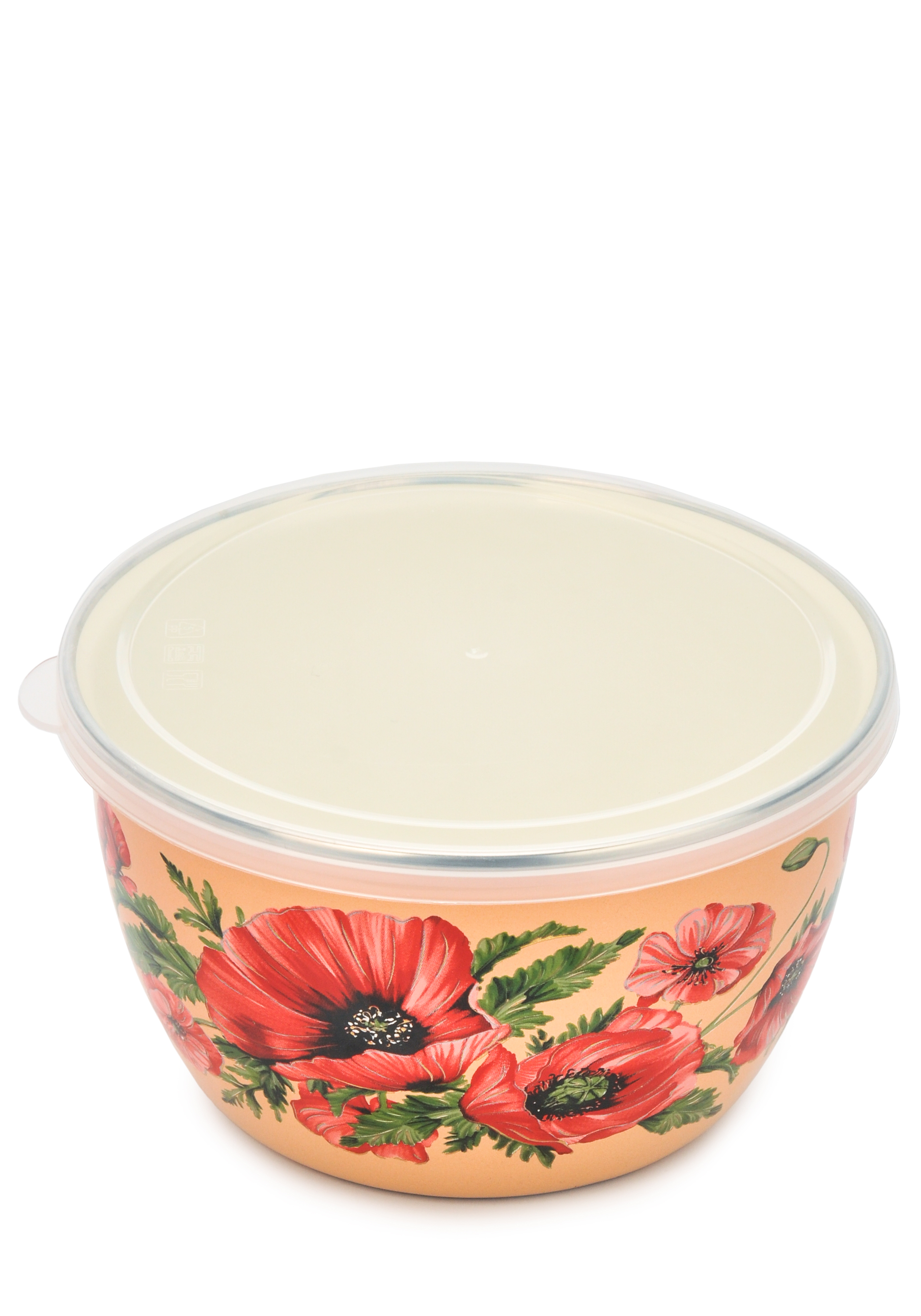 

Миска эмалированная "Маки", Оранжевый
