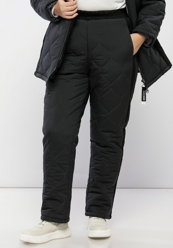 Брюки утепленные с лампасами шир.  580, рис. 1