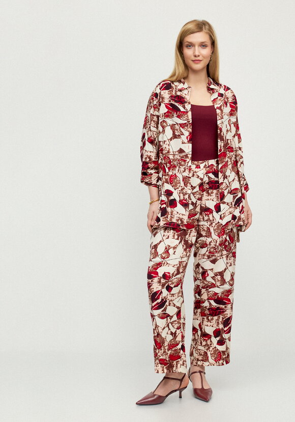 Блуза Калейдоскоп лепестков шир.  580, рис. 17