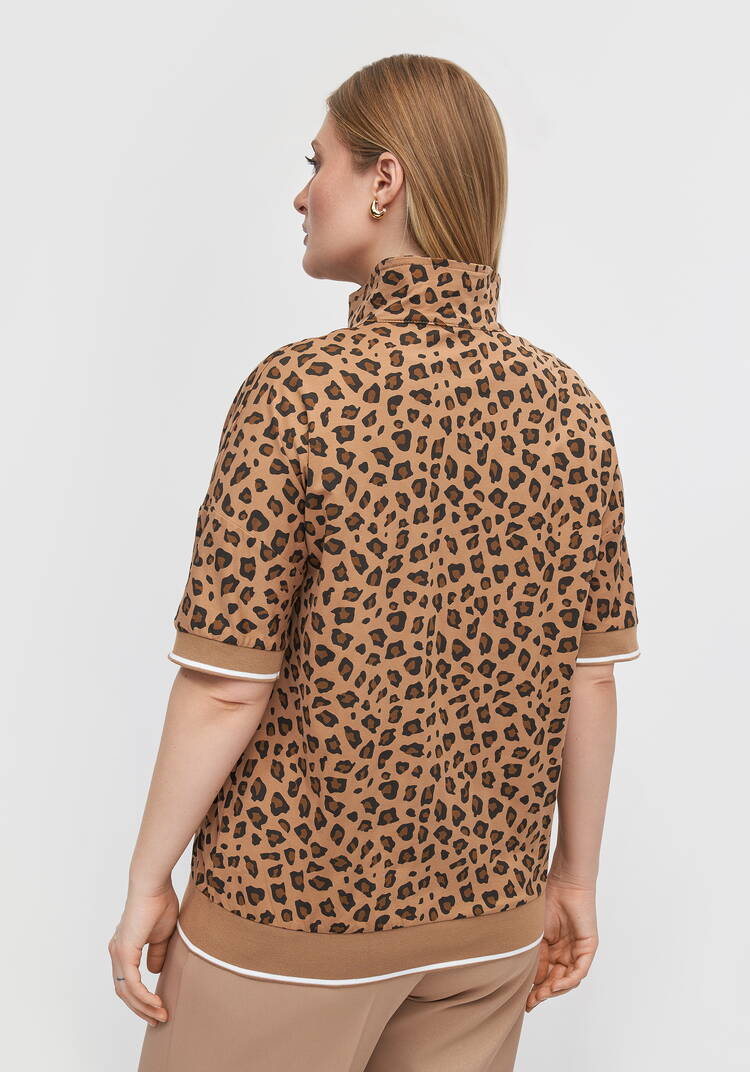 Поло Пятнистый леопард шир.  750, рис. 6