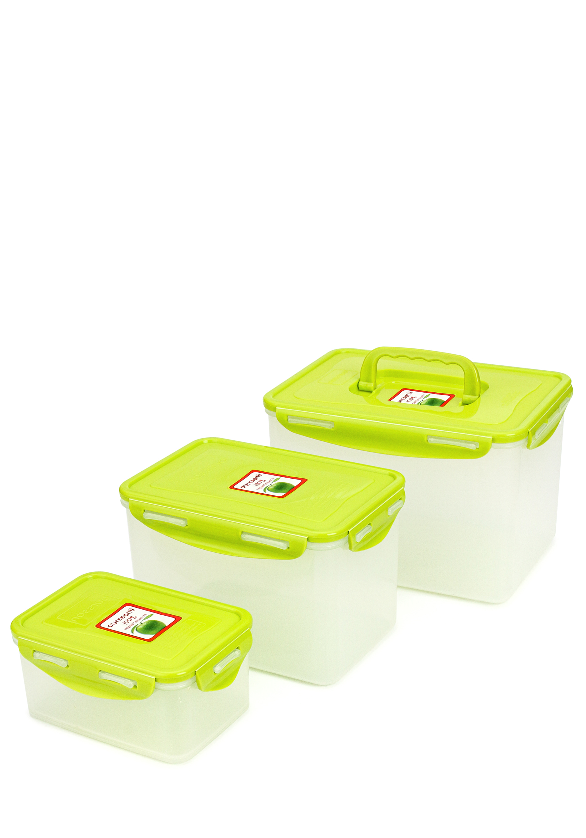 Набор герметичных пластиковых контейнеров