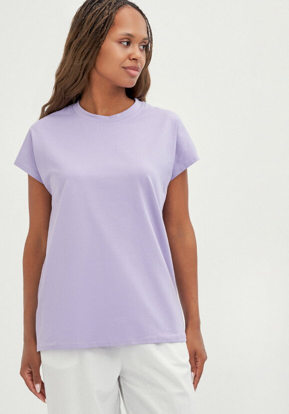 Футболка базовая со спущенным плечом шир.  580, рис. 4