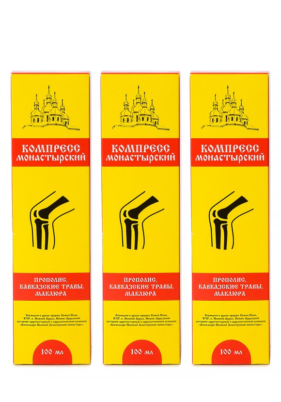 Компресс монастырский с прополисом, 3 шт. шир.  580, рис. 1