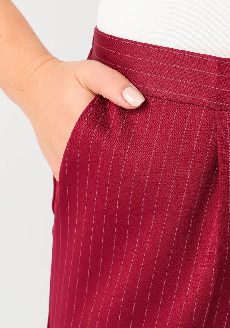 Брюки прямого кроя в полоску шир.  750, рис. 5