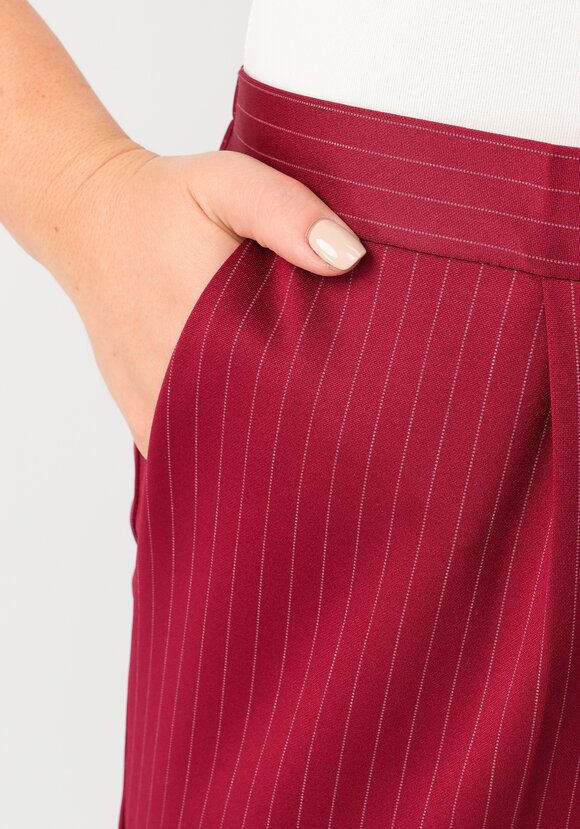 Брюки прямого кроя в полоску шир.  580, рис. 5