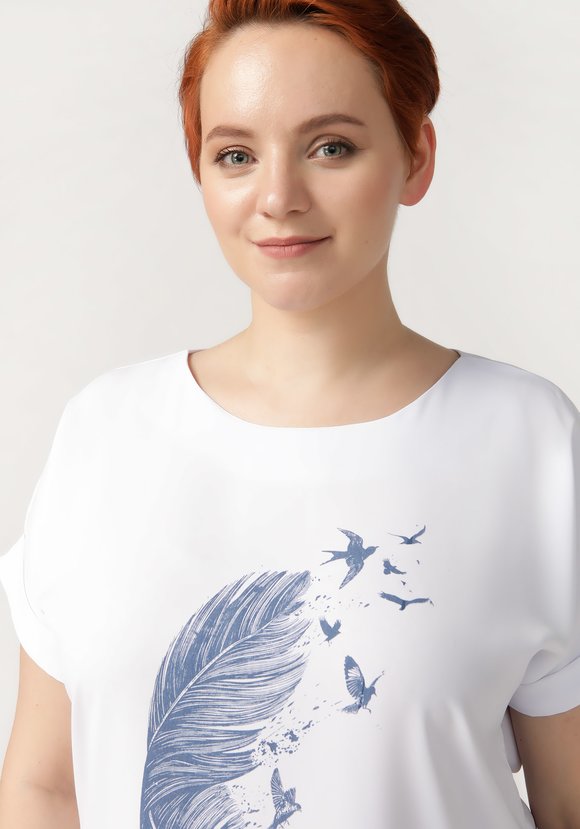 Блуза Ветер перемен шир.  580, рис. 19