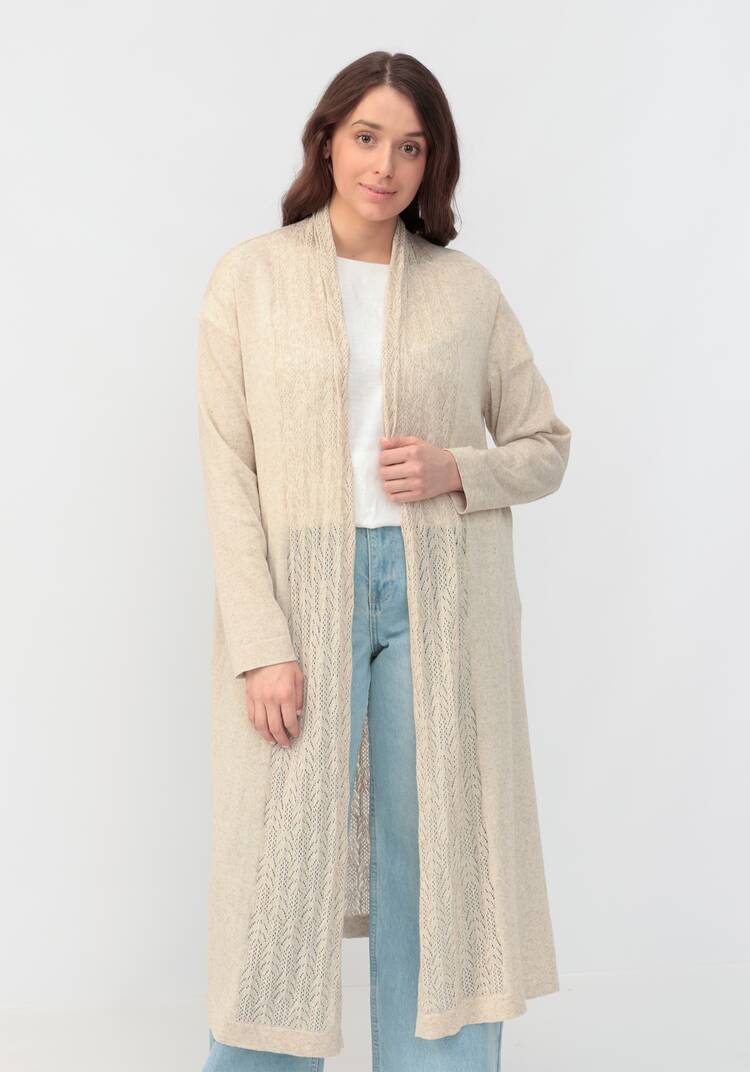 Кардиган из смесовой пряжи Белла шир.  750, рис. 2