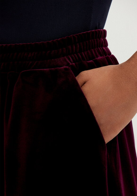 Брюки бананы из бархата Нелли шир.  580, рис. 5