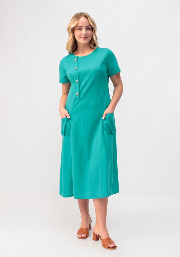 Платье свободного кроя Нинель шир.  580, рис. 11