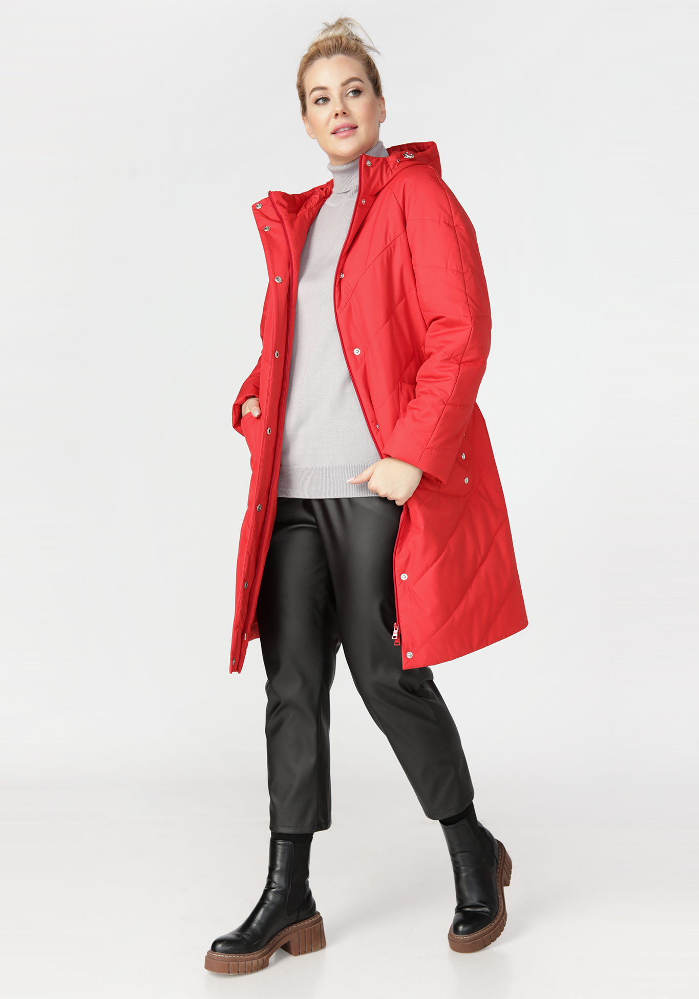 

Пальто женское "Хельга", Красный