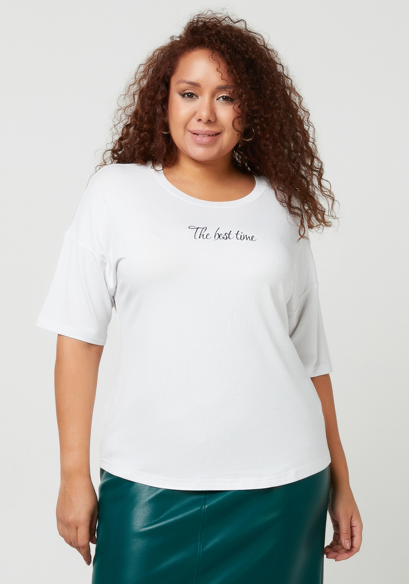 

Футболка с надписью, Белый