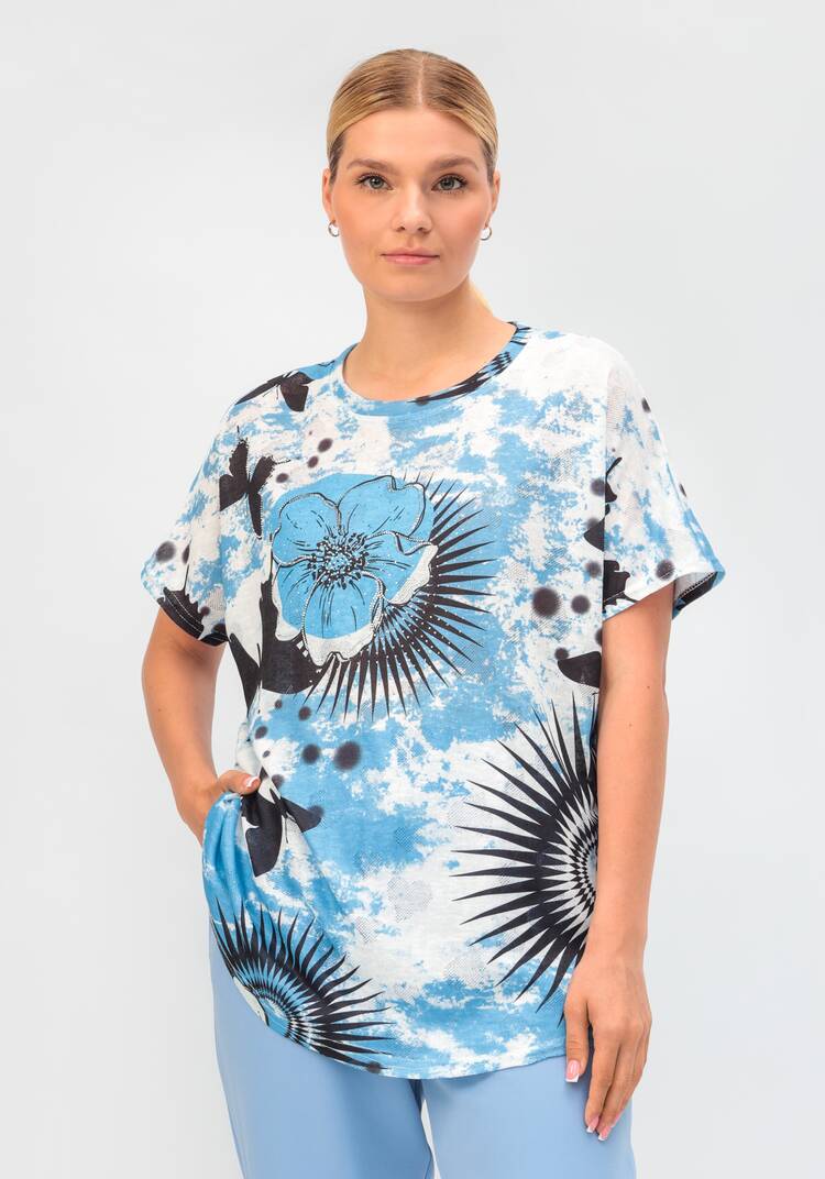 Футболка со стразами Мелисса шир.  750, рис. 11