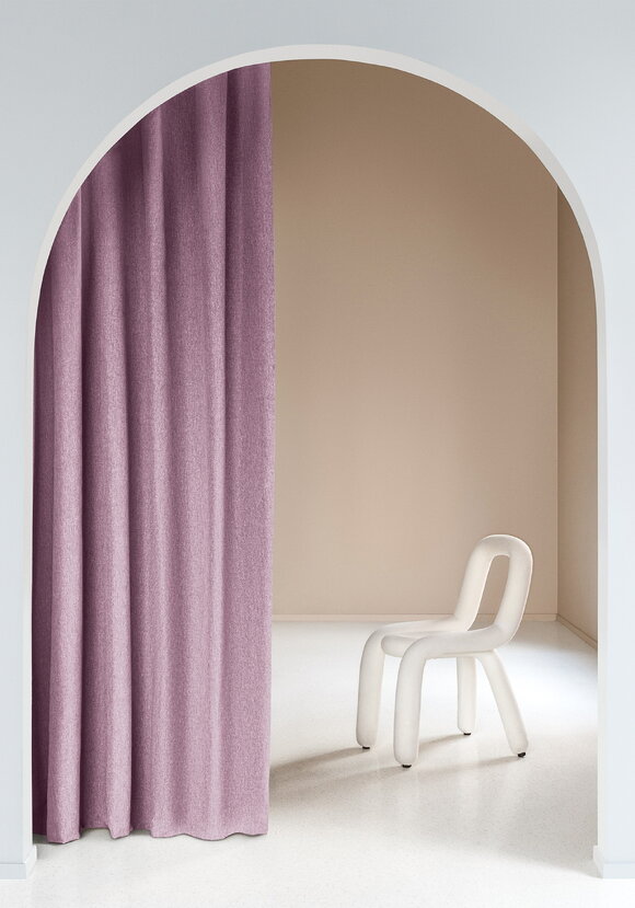 Портьера из рогожки Акварель шир.  580, рис. 11