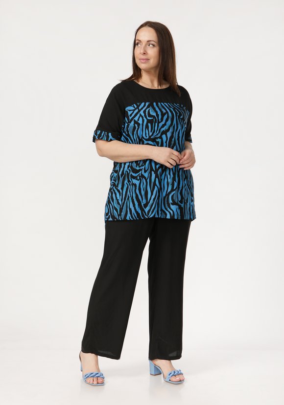 Костюм с анималистическим принтом шир.  580, рис. 6