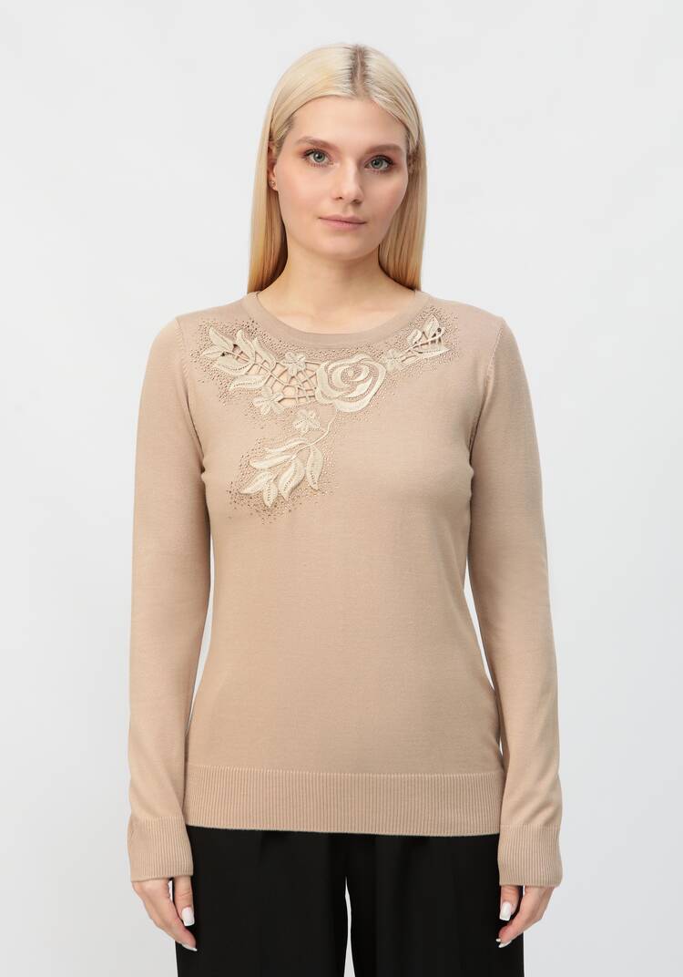 Блуза Цветочное ожерелье шир.  750, рис. 13