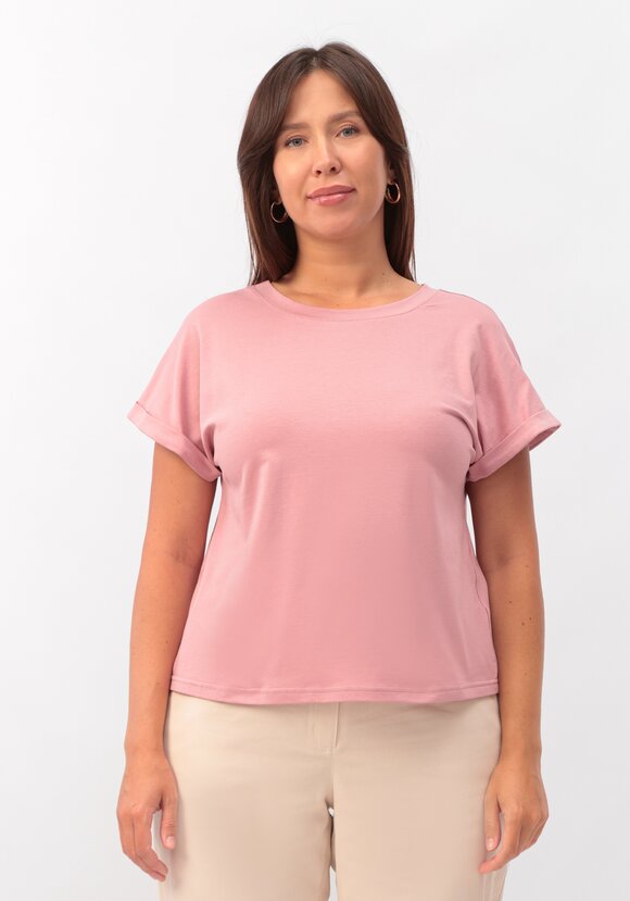 Блуза базовая с подворотами на рукавах шир.  580, рис. 12