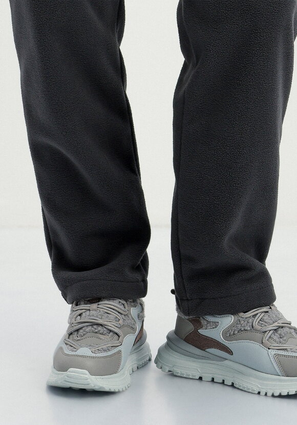 Брюки прямые из флиса на резинке шир.  580, рис. 14