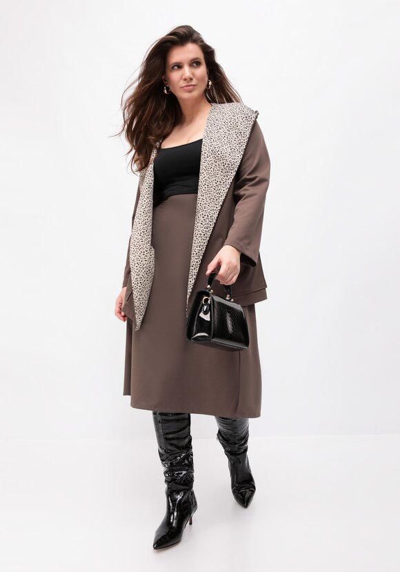 Юбка А-образного силуэта с пуговицами шир.  580, рис. 12