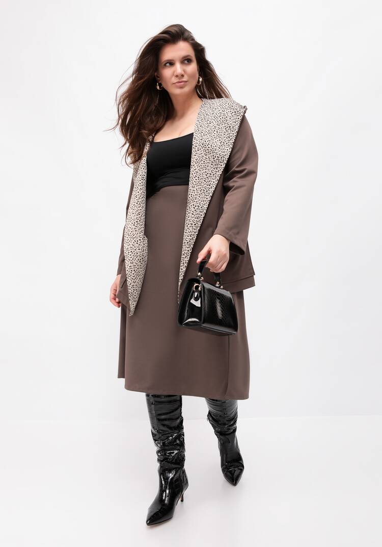 Юбка А-образного силуэта с пуговицами шир.  750, рис. 12