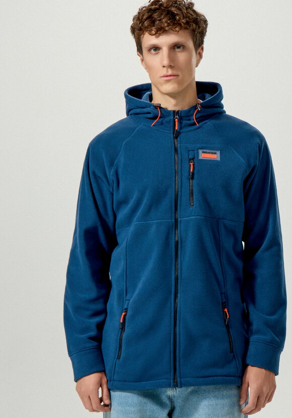 Толстовка с капюшоном и карманами на молнии шир.  580, рис. 20