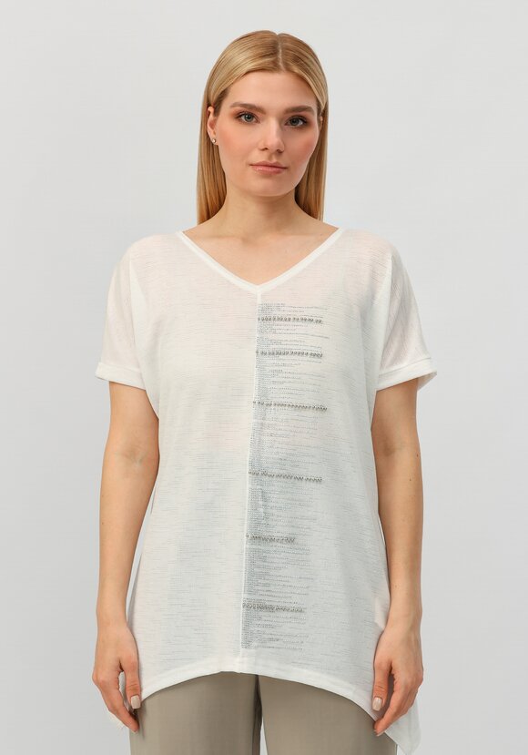 Блуза со стразами Аделина шир.  580, рис. 14