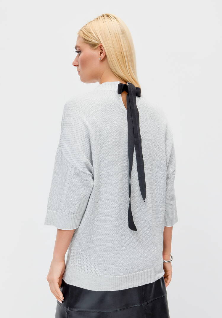 Джемпер с лентами на шее сзади шир.  750, рис. 31