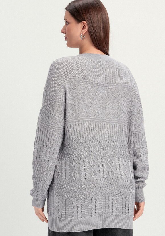 Кардиган с эклектичным узором шир.  580, рис. 18