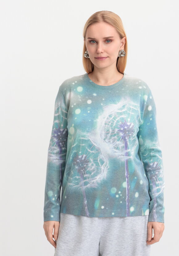 Джемпер Цветочная симфония шир.  580, рис. 9