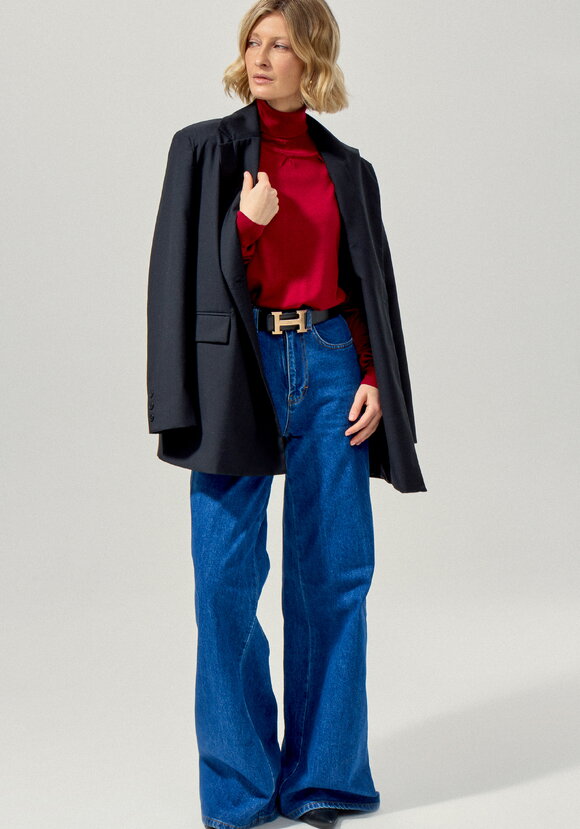 Водолазка с защипами у горловины шир.  580, рис. 22