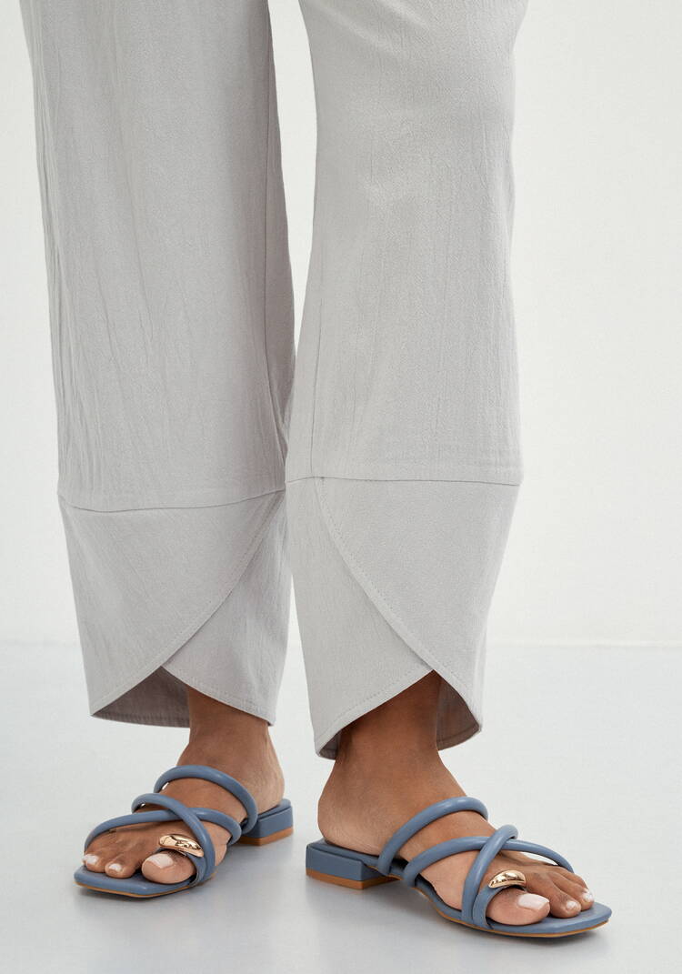 Брюки-тюльпан на резинке шир.  750, рис. 22