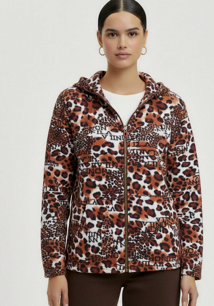 Толстовка из принтованного флиса шир.  750, рис. 31