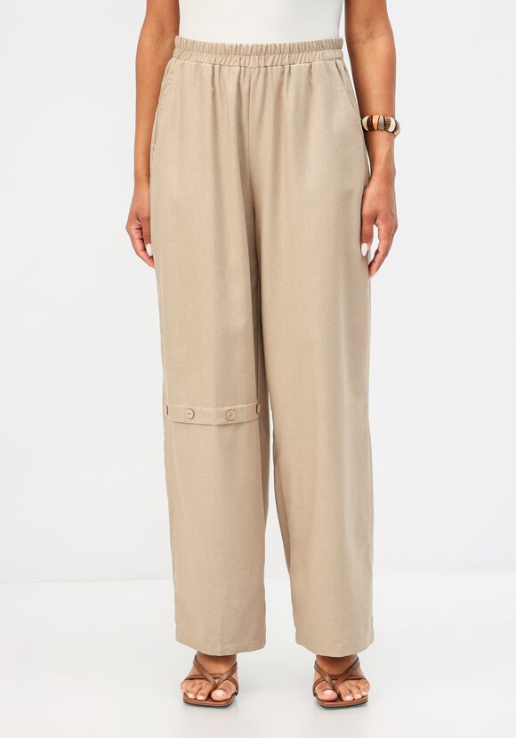 Брюки с декоративной планкой шир.  580, рис. 27