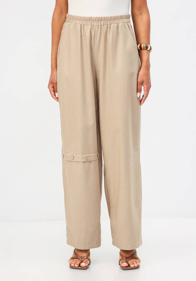 Брюки с декоративной планкой шир.  750, рис. 27