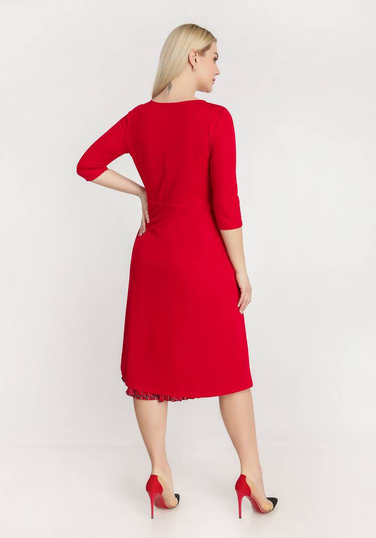 Платье с внутренней юбкой плиссе шир.  750, рис. 7