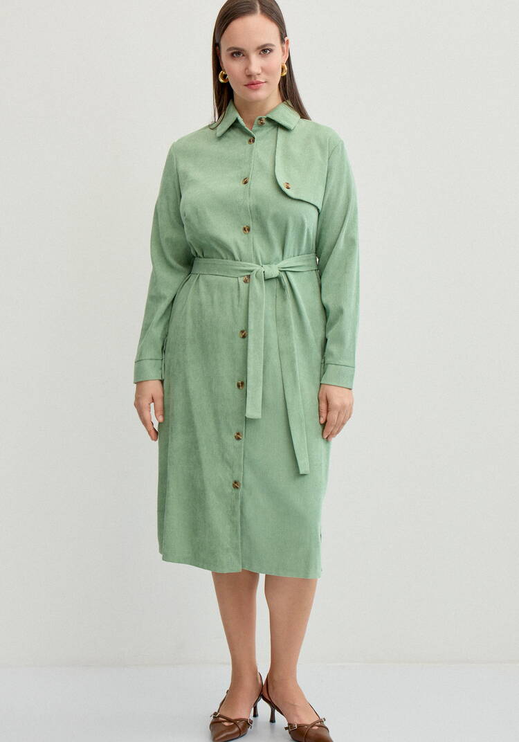 Платье-рубашка шир.  750, рис. 16