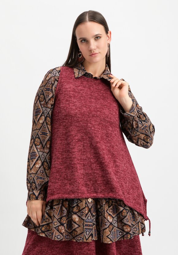 Жилет А-силуэта с кулиской по низу шир.  580, рис. 15