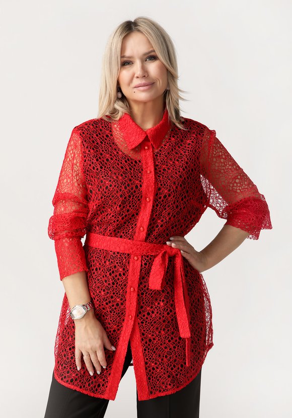 Блузка Кружевная мечта шир.  580, рис. 11