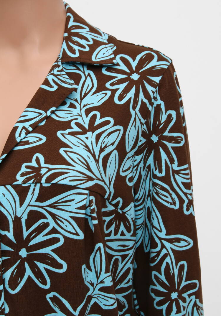 Платье-рубашка Нежное касание шир.  750, рис. 16