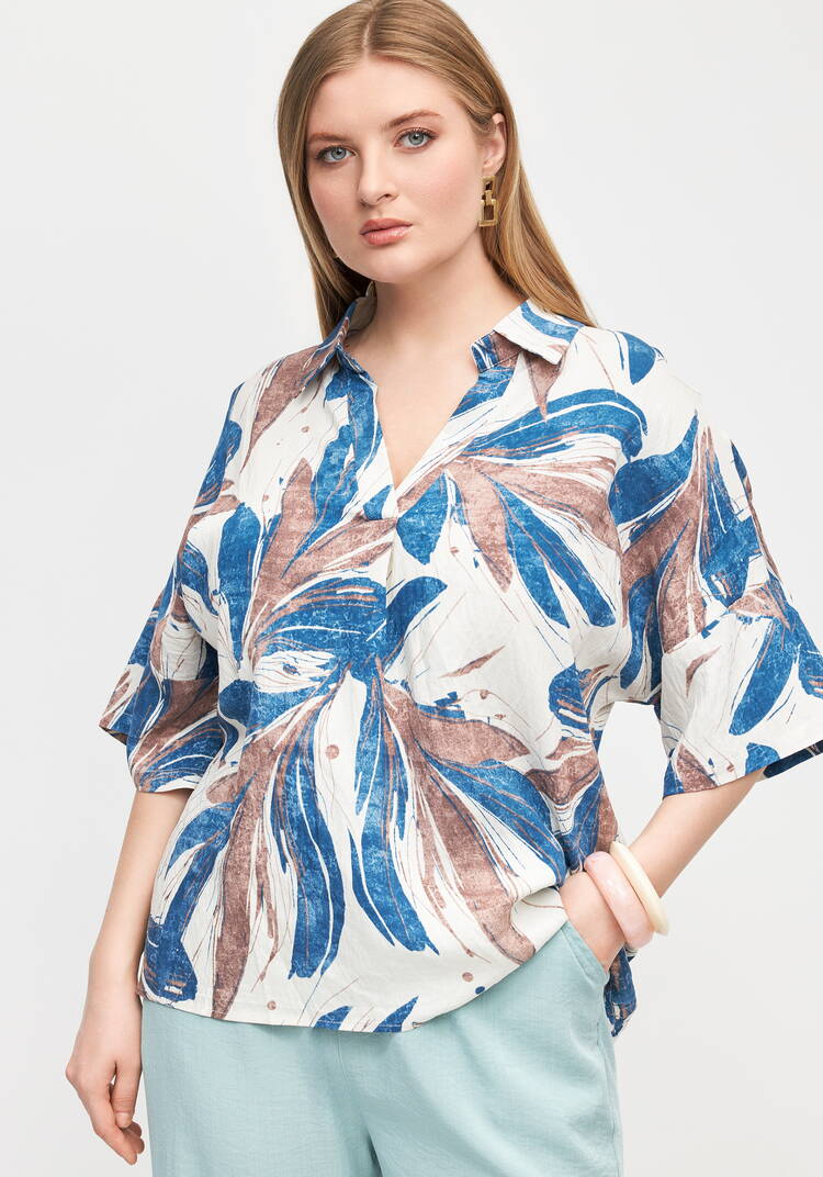 Блуза Душа сада шир.  750, рис. 6