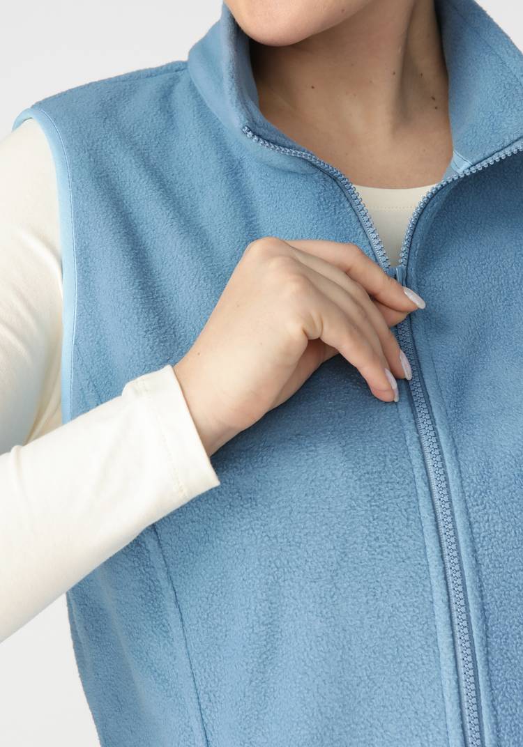 Жилет женский на молнии с карманами шир.  750, рис. 7